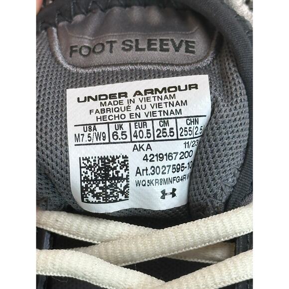 Under Armour Apparition Sneaker Grey - Size 7.5M - New - Picture 8 of 8